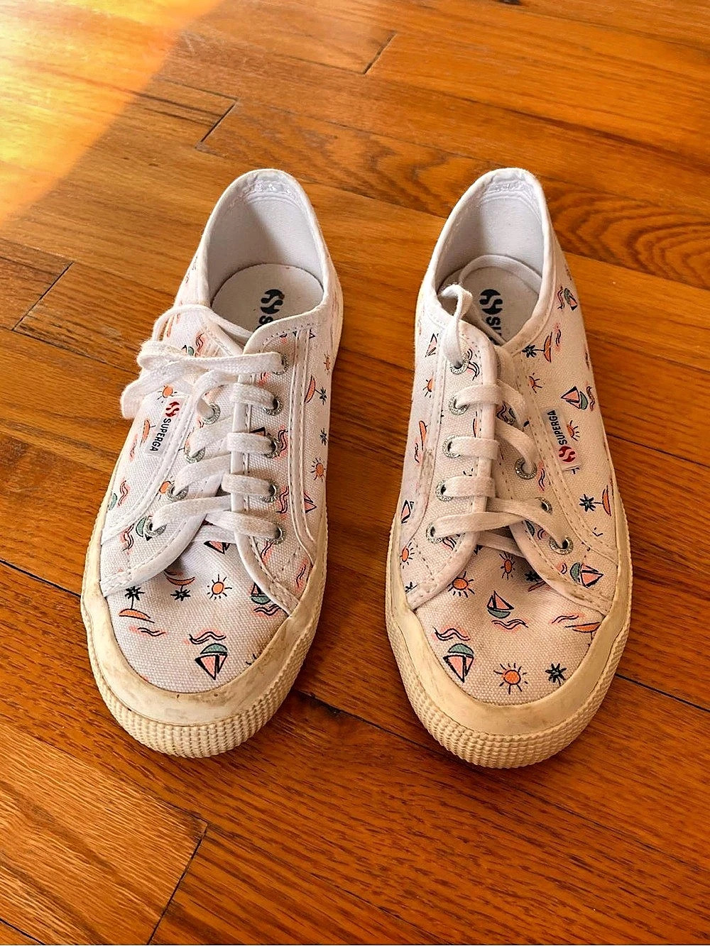 Superga 2750 Kids Sea Print Sneakers EU 34